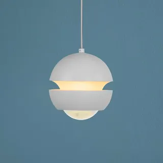 Schöner Wohnen SCHÖNER WOHNEN-Kollektion LED-Pendelleuchte Lini Alu, Eisen, Stahl & Metall Weiß