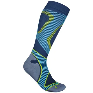 Bauerfeind Herren Run Performance Compression Socks - EU 44-46 blau