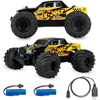 Overmax RC-Auto X-Jolt Geschwindigkeit, 1:20, 20 km/h, Große 6-cm-Räder - Gelb