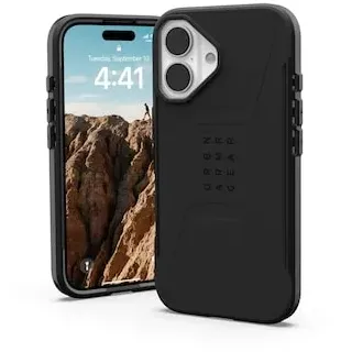 Urban Armor Gear UAG Urban Armor Gear Civilian MagSafe Case Apple iPhone 16 schwarz