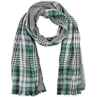 camel active Herren Schal aus reiner Baumwolle Tannengrün, menswear-OS