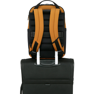 Laptoprucksack SAMSONITE "MODERNY XS Underseater", Gr. B/H/T: 25cm x 40cm x 20cm, gelb, Polyester, Rucksäcke Laptoprucksack