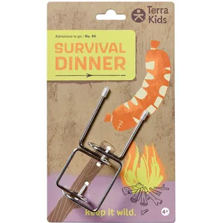 HABA Grillspieß 60 cm Edelstahl Weiß/Mehrfarbig