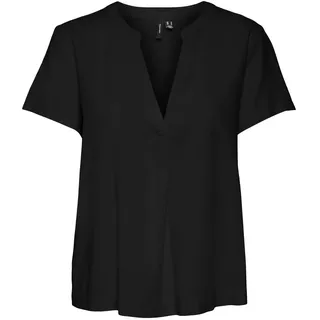 VERO MODA Damen Vmmymilo WVN Ga Top, Schwarz, M EU