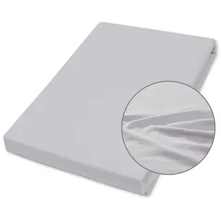 Betten-ABC Bettlaken Jersey-Elasthan 90 x 200 - 180 x 200 cm grau
