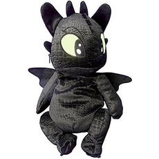 Bild von Joy ToyUnbekannt 76063 Drachenzähmen Dragons-Thootless Plüschrucksack, schwarz