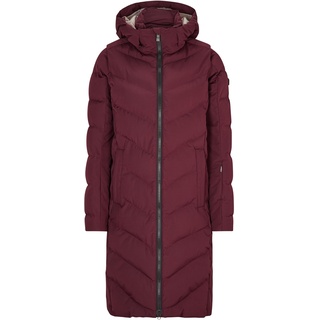 Ziener Damen TELSE Winter-Mantel | warm, atmungsaktiv, wasserdicht, knielang, velvet red, 44