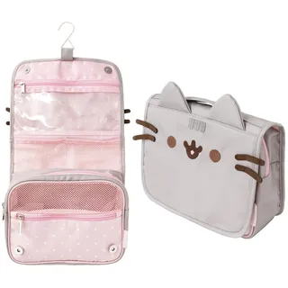 Grupo Erik Pusheen Kosmetiktasche Klein Vielfältige Kulturtasche Damen | Wasserdichter Kulturbeutel Herren - Praktische Waschtasche