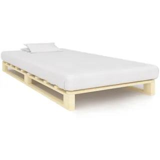 vidaXL Palettenbett 100 x 200 cm Braun