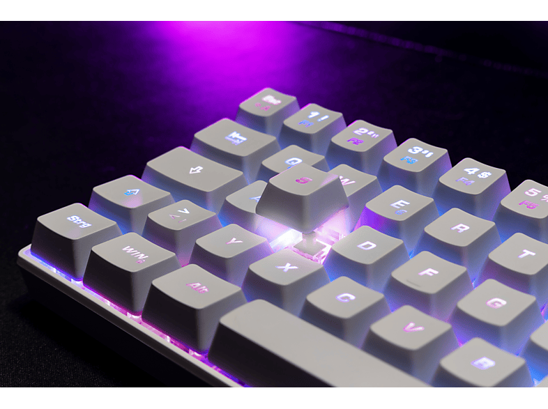 Bild von IGK-5000-WT Mini Size, Gaming Tastatur , Mechanisch, Sonstiges, kabelgebunden, Weiß