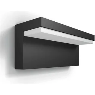 Philips Außenwandleuchte Aluminium 9,2 cm 2x4,5 W anthrazit