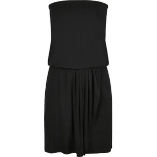 URBAN CLASSICS Kleid Shirtkleid Schwarz L