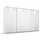 Schwebetürenschrank OTELI 323 x 214 x 68 cm Weiß
