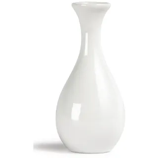 Olympia Weiße Vasen aus Porzellan, 125 mm, 12 Stück