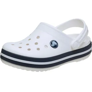 Crocs Crocband Clog Weiß/Marineblau 44