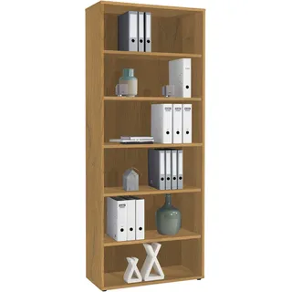 FMD Calvi Aktenregal 89 x 40 x 221,5 cm braun