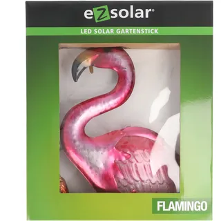 LED-Flamingo bunte Version mit einer weissen LED bis zu 8 Stunden Leuchtdauer, GL1044EZ, 0884620059774