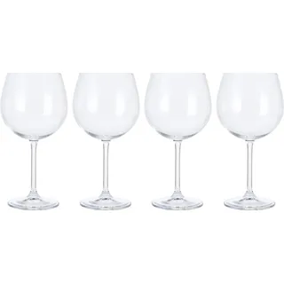 Gin-Tonic-Glas – Kristall – 620 ml – 4 Stück - Weiß