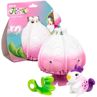 BRIO Flora 36224 Poppys Blumenhaus | Spielset für fantasievollen Spielspaß für Mädchen und Jungen ab 3 Jahren - wunderschönes Geschenk - kompatibel mit Eisenbahn