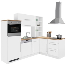 Bild Winkelküche »KS-Samos«, ohne E-Geräte, Stellbreite 230 x 170 cm weiß