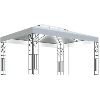vidaXL Pavillon 4 x 3 m Weiß
