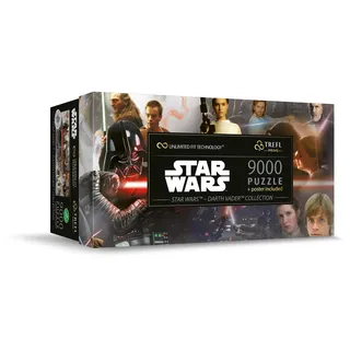 Trefl Prime - Puzzle UFT: Star Wars, Darth Vader Collection - 9000 Teile, Großes Spiel, Dickster Karton, Bio, EKO, Unterhaltung für Erwachsene und Kinder ab 12 Jahren