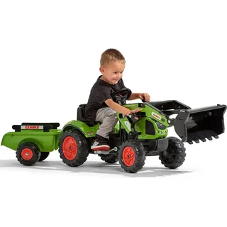 Tret-Traktor Claas Lader+Hänger 2-5 J. - Grün