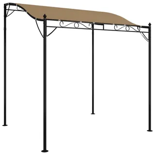 vidaXL Markise Taupe 2/2.3 M 180 G/M2 Stoff Und Stahl , Textil , 200x255x230 cm , Sonnenschutz, Pavillons