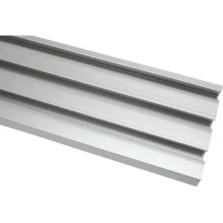 GARDINIA Schiene für Flächenvorhang Atlanta silber, 210 cm, 3-läufig