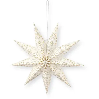 Pip Studio Weihnachtsstern Lampion weiß 60cm