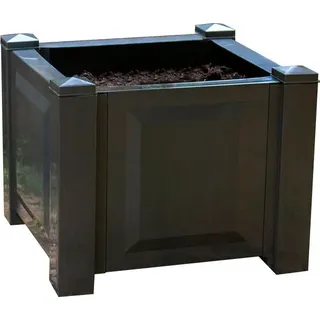 KHW Pflanzkübel 43 x 43 x 34 cm Grau
