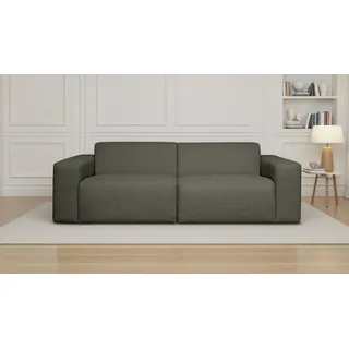 otto home »Koa, 228 cm, Modulsofa in Cord, Chenille, Struktur, Webstoff« Designsofa, weicher Lounge-Sitzkomfort, Welleunterfederung, bodentief,