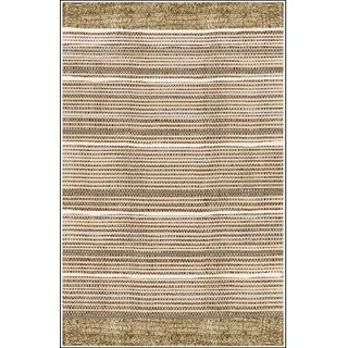 MANI TEXTILE Teppich Bahar, Beige, Weiß, 160 x 230 cm
