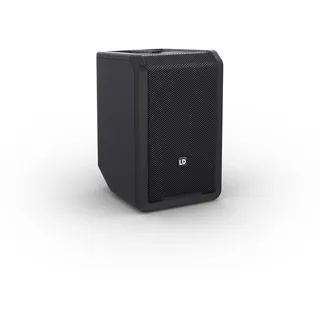 LD SYSTEMS ANNY 8 Tragbarer Bluetooth PA-Lautsprecher mit Akku und Mixer, Stage Black
