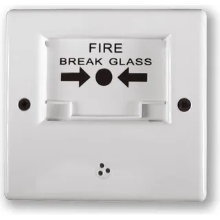 CP-01 - weiß - Notrufsäule mit mechanischer Verriegelung