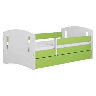 raumhirsch furniture Kinderbett Classic II 80 x 140 cm Holzwerkstoff grün