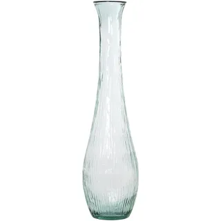 Alexandra House Living Bodenvase transparent, Glas, 24 x 24 x 91 cm