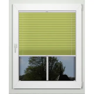 indeko Plissee »simple« Lichtschutz mit Bohren verspannt nach Maß, grün