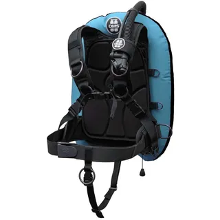 Oms Iq Lite With Performance Mono 32 Lbs Flügel - Miami Blue / Black - M-L