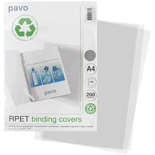 Pavo A4, transparent, 100er-Pack.