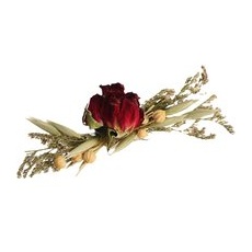Mini-Bouquet auf Clip ca.3x3x10cm, rosa