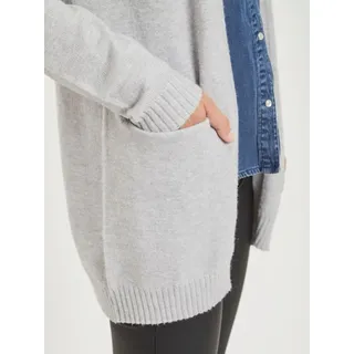 VILA VIRIL OPEN L/S KNIT Cardigan - NOOS in Grau