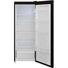 TELEFUNKEN Kühlschrank ohne Gefrierfach 255 Liter | Standkühlschrank groß | Vollraumkühlschrank freistehend mit Gemüsefach | LED-Beleuchtung | Türanschlag wechselbar | KTFK265EB2 schwarz