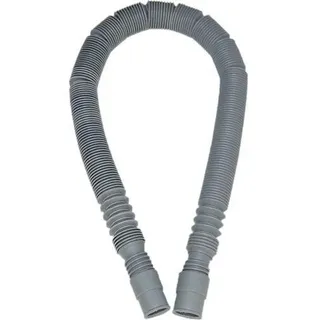 Waschmaschinenablaufschlauch 60-200cm gerade - Grau