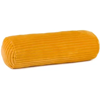 Gözze Kissenrolle Cord Optik 70 x 22 cm Senf