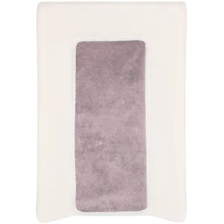 Babycalin BBC511702 Luxus Wickelauflage mit Abnehmbarem Handtuch, Ecru, blau, 1 Stück