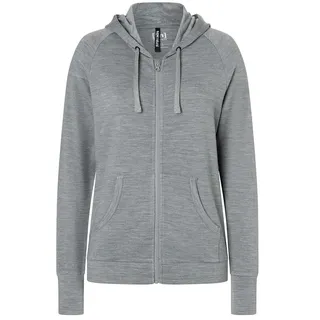 super.natural Everyday Reißverschlusspullover - cashmere grey melange - XS
