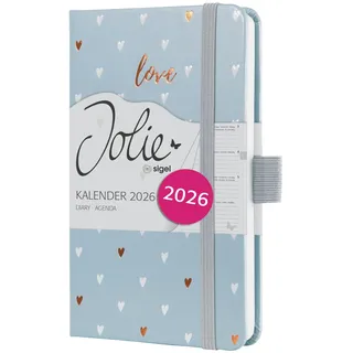 Sigel Wochenkalender 2026 grau