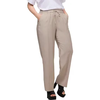 Ulla Popken Damen 7/8-Schlupfhose Hose, graubeige, 38