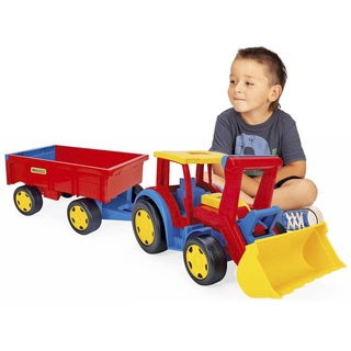 Wader Tractor Gigant with Shovel and Trailer (66300)